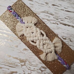 IVY MOUNTAIN CRAFTER Handmade Macrame Headband